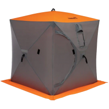 Палатка зимняя Helios Куб 1,5х1,5 Orange Lumi/Gray
