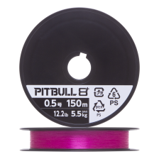 Шнур плетеный Shimano Pitbull 8+ #0,5 0,117мм 150м (tracer pink)