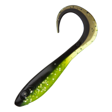 Приманка силиконовая Abu Garcia Svartzonker McPerch Curly 11см #Black/Chartreuse