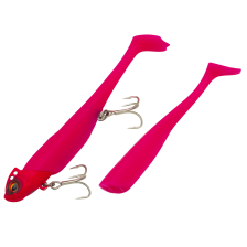 Приманка силиконовая огруженная Daiwa Flat Junkie Rodem 4" 18гр #Mat Pink