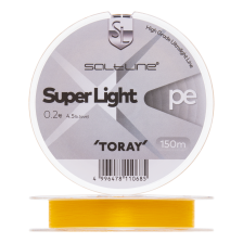 Шнур плетеный Toray Super Light PE #0,2 150м (orange)