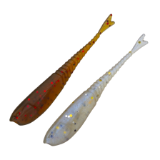 Приманка силиконовая Crazy Fish Glider 1,2" кальмар #14/25 UV Motor Oil/Gold Pearl