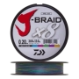 Шнур плетеный Daiwa J-Braid X8 #2 0,20мм 300м (multicolor)