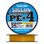 Шнур плетеный Sunline Siglon PE X4 #1,5 0,209мм 300м (orange)