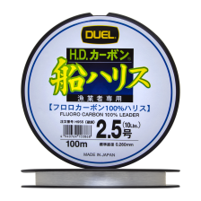 Флюорокарбон Duel H.D. Carbon Fune Leader Fluoro 100% #2,5 0,26мм 100м (clear)