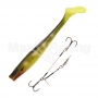 Приманка силиконовая Lucky John 3D BBS Series Kubira Swim Shad 9" + Stinger L #PG21