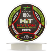 Леска монофильная Intech Hit Nylon 0,263мм 150м (clear)