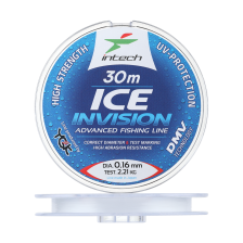 Леска монофильная Intech Invision Ice Line 0,16мм 30м (clear)