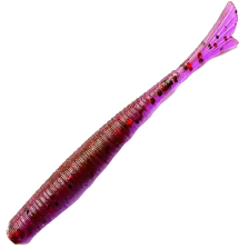 Приманка силиконовая Attack Fish Tail UL 2" #RS-037 Pink Lox Red Black Flk