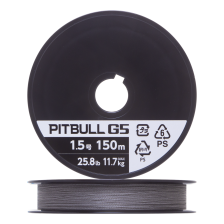 Шнур плетеный Shimano Pitbull G5 #1,5 0,205мм 150м (steel gray)