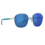 Очки солнцезащитные поляризационные Costa Egret 580 P Brushed Silver/Blue Mirror