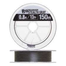 Шнур плетеный Seaguar R-18 Seabass PE X8 #0,8 0,148мм 150м (stealth gray)