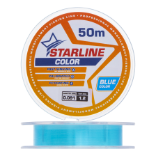 Леска монофильная IAM Starline 0,091мм 50м (blue)