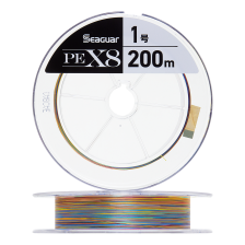 Шнур плетеный Kureha Seaguar PE X8 #1 0,165мм 200м (multicolor)