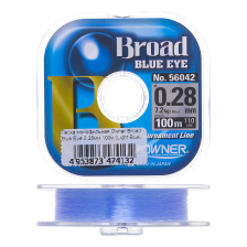 Леска монофильная Owner Broad Blue Eye 0,28мм 100м (light blue)