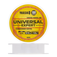 Леска монофильная Akkoi Mask Universal Expert 0,12мм 100м (clear)