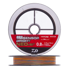 Шнур плетеный Daiwa UVF Tana Sensor Bright Neo +Si2 #0,8 0,148мм 150м (5color)