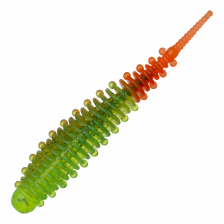 Приманка силиконовая Boroda Baits Mexer 110мм #Зеленый/Ярко-Оранжевый