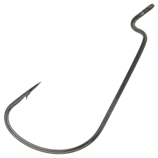 Крючок офсетный Metsui Wide Range Worm #4 black nikel (6шт)