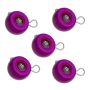 Груз разборная чебурашка Мормыш Таблетка 24гр #06 фиолетовый