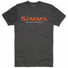 Футболка Simms Logo T-Shirt M Charcoal Heather