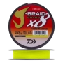 Шнур плетеный Daiwa J-Braid Grand X8 #3,0 0,24мм 135м (yellow)