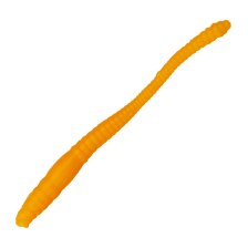 Приманка силиконовая Libra Lures Dying Worm 80мм Cheese #011 Hot Orange