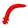 Приманка силиконовая Soorex Pro King Worm 55мм Cheese #132 Red
