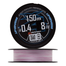 Шнур плетеный YGK X-Braid Upgrade PE X4 #0,4 0,104мм 150м (pink/white)