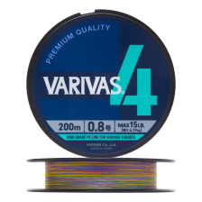 Шнур плетеный Varivas X4 Marking #0,8 0,148мм 200м (multicolor)