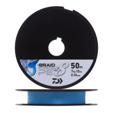 Шнур плетеный Daiwa J-Braid Ice Special x8 PE 0,10мм 50м (island blue)