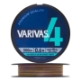 Шнур плетеный Varivas 4 PE Marking #0,6 0,128мм 300м (multicolor)