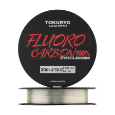 Флюорокарбон Tokuryo Fluorocarbon #18 0,738мм 30м (clear)