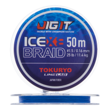 Шнур плетеный Jig It x Tokuryo Ice Braid X8 #1,5 0,16мм 50м (blue)