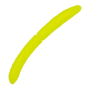 Приманка силиконовая Libra Lures Fatty D'Worm 65мм Cheese #006 Hot Yellow
