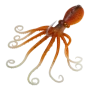 Приманка силиконовая Savage Gear 3D Octopus 22см (8,7") #Brown Glow