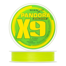 Шнур плетеный Hanzo Pandora Evolution X9 #2,0 0,24мм 200м 200м (green)