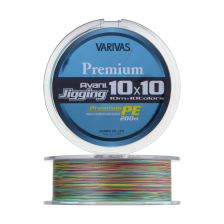 Шнур плетеный Varivas Avani Jigging 10×10 Premium PE X4 #1,2 0,185мм 200м (multicolor)