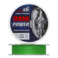 Шнур плетеный Akkoi Mask Power X6 0,18мм 150м (bright green)