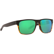 Очки солнцезащитные поляризационные Costa Spearo 580 G Matte Black Shiny Tortoise/Green Mirror