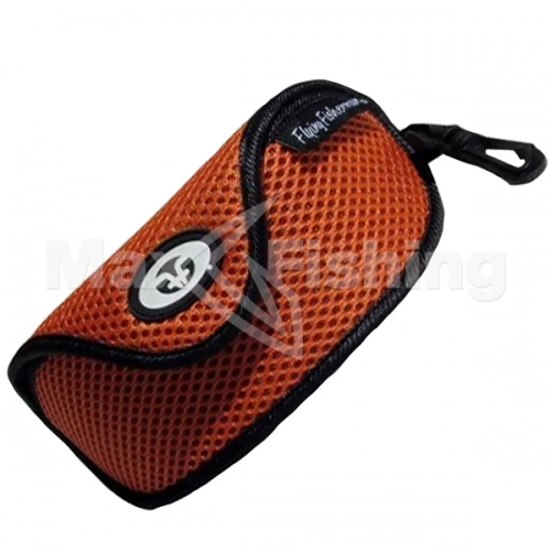 Чехол полужёсткий для очков Flying Fisherman Sunglass Case W/Clip 7603 Orange Mesh
