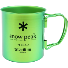 Кружка Snow Peak Ti-Single Cup 450 Green