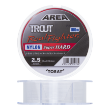 Леска монофильная Toray Trout Real Fighter Nylon Super Hard #0,4 100м (clear)