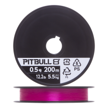 Шнур плетеный Shimano Pitbull 8+ #0,5 0,117мм 200м (tracer pink)