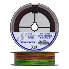 Шнур плетеный Daiwa UVF PE Saltiga DuraSensor X8 +Si2 #5,0 0,370мм 400м (multicolor)