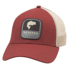 Кепка Simms Bass Patch Trucker Rusty Red