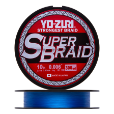 Шнур плетеный Yo-Zuri PE Superbraid 0,15мм 270м (blue)