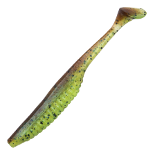 Приманка силиконовая DUO Realis Versa Shad 4" #F082 Green Pumpkin Chartreuse