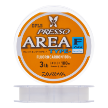 Флюорокарбон Daiwa Presso Area Type-F #0,6 0,128мм 100м (natural clear)