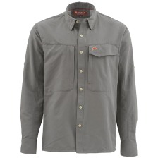 Рубашка Simms Guide LS Shirt - Solid S Dark Khaki
